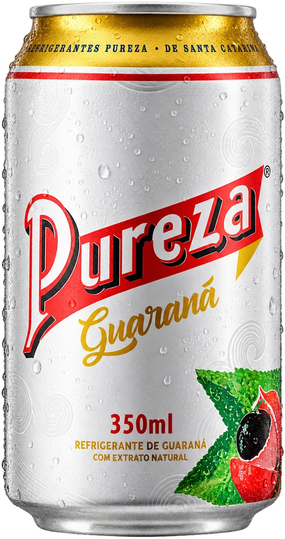 Guaraná Pureza lata 350 ml